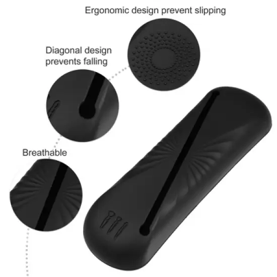 Unique Bargains Travel Makeup Bag Makeup Brush Holder Portable Makeup Organizer Bag Waterproof Silicone 2 Pcs image {2}