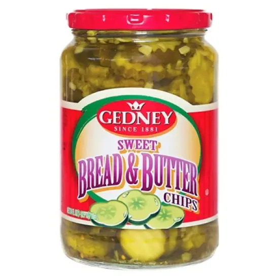 Gedney Pickles Sweet Bread & Butter Chips - 24oz image {1}