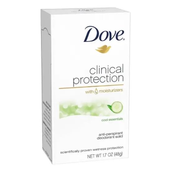 Dove Beauty Clinical Protection Cool Essentials Women's Solid Antiperspirant & Deodorant Stick - 1.7oz image {2}