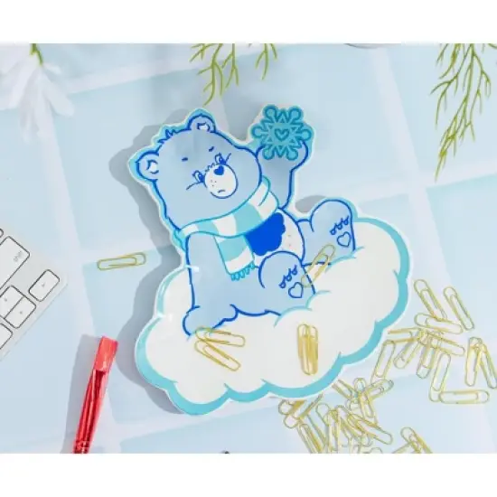 Silver Buffalo Care Bears Holiday Grumpy Bear Sculpted Ceramic Trinket Tray Dish image {5}