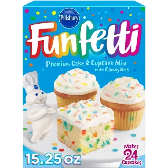 Pillsbury Funfetti Premium Cake & Cupcake Mix - 15.25oz image {8}
