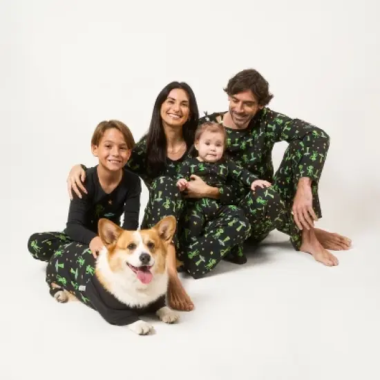 Leveret Dog Cotton Pajamas Classic Prints image {3}