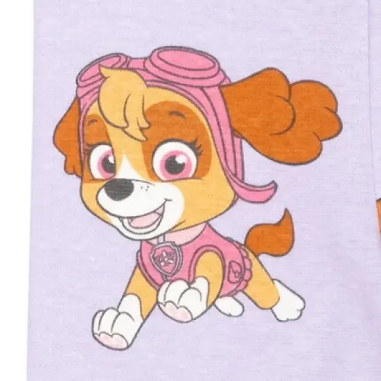 PAW Patrol Skye Girls Pullover Fleece Sweatshirt and Leggings Outfit Set Little Kid to Big Kid image {5}