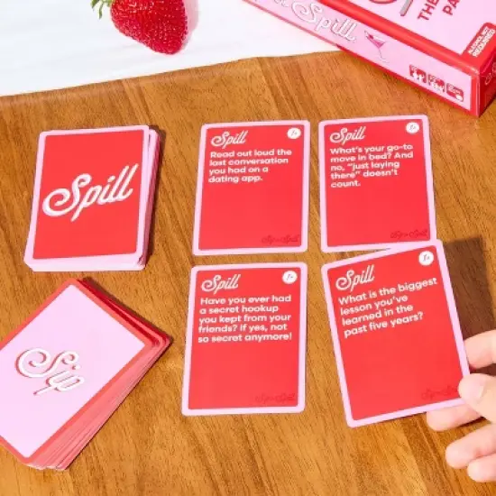 Sip or Spill by What Do You Meme? Card Game: Creative Thinking Party Game, 2-6 Players, Includes Cards & Instructions image {5}