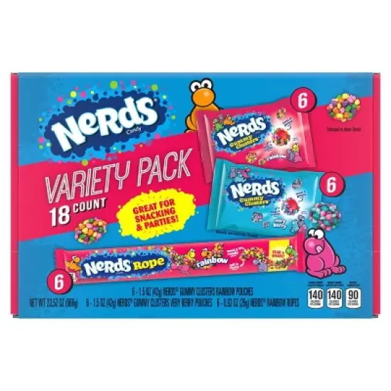 Nerds Variety Box Candies - 18ct image {1}