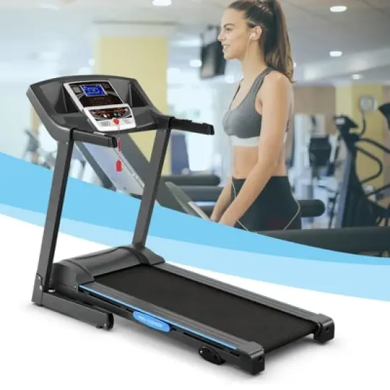 Costway 2.25HP Folding Electric Treadmill Motorized Power Running Machine image {9}