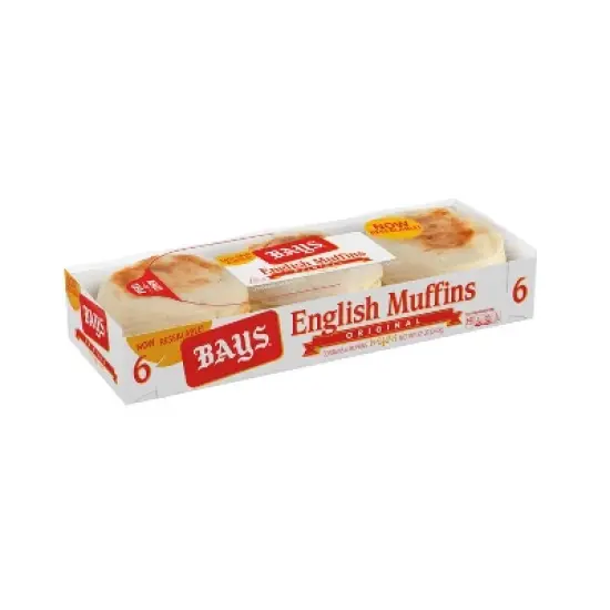 Bays Original English Muffins - 12oz/6ct image {6}