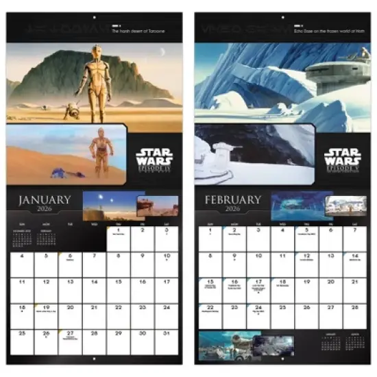 Star Wars 2026 Collector's 12.63"x12.63" Edition Calendar image {9}