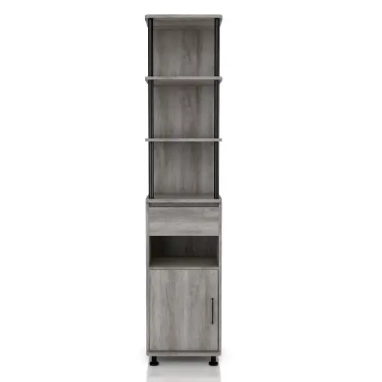 Nanum 4 Shelf Accent Bookcase - miBasics image {11}