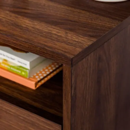 Amal Modern Single Drawer Hairpin Leg Nightstand - Saracina Home image {5}