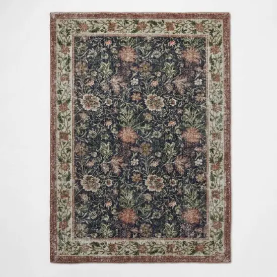 Tufted Persian Floral Area Rug - Threshold&trade; designed with Studio McGee image {4}