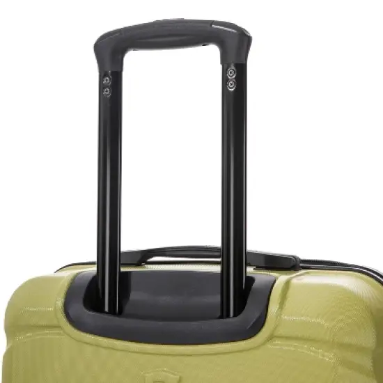 DUKAP Sense Lightweight Hardside Medium Checked Spinner Suitcase - Green image {10}