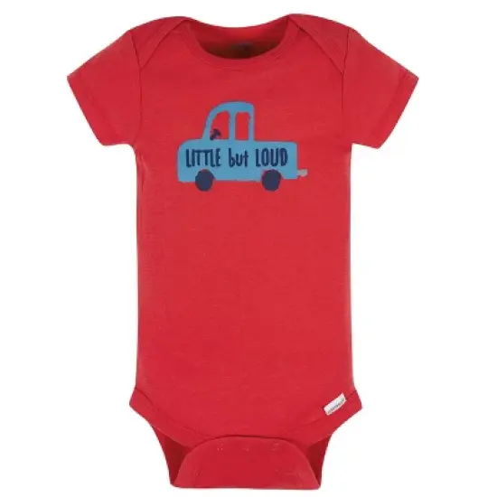 Gerber Baby Boys' Short Sleeve Onesies&reg; Bodysuits, 8-Pack image {3}