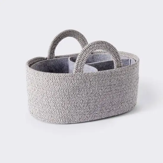 Coiled Rope Diaper Caddy with Dividers - Cloud Island&trade; image {5}
