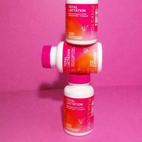 Pink Stork Total Lactation Herbal Supplement Capsule - 60ct image {3}