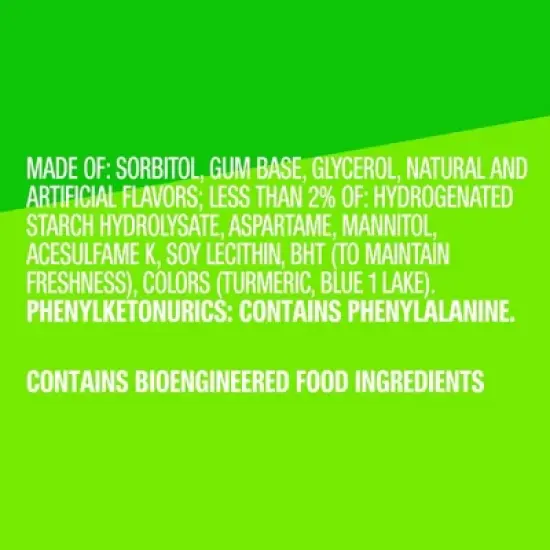 Extra Sugar-Free Spearmint Sugar Free Chewing Gum - 35ct image {7}