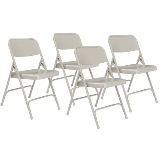 Set of 4 Premium All Steel Folding Chairs - Hampden Furnishings image {10}