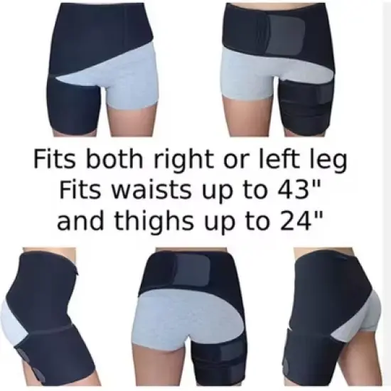 Maison Products: Adjustable Hip Brace for Sciatica, SI Joint & Lower Back Pain Relief &ndash; Compression Support for Men & Women image {3}