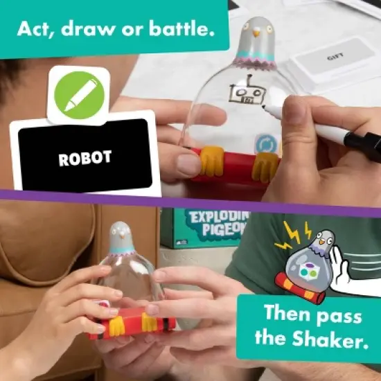 Exploding Kittens Exploding Pigeon Game image {7}