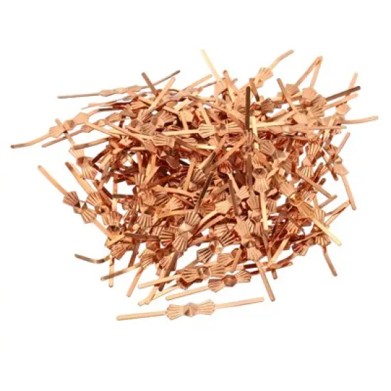 Unique Bargains Bowtie Copper Clip for Fastening Chandelier Crystal Lamp 150 Pcs image {7}