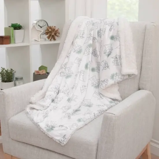 Disney Grogu Plush Baby Blanket image {2}