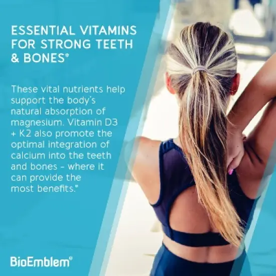 BioEmblem Vitamin D3 K2 90 ct image {3}