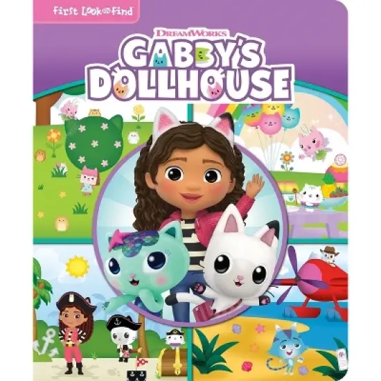 DreamWorks Gabby's Dollhouse: First Look and Find - by  Pi Kids (Board Book) image {1}