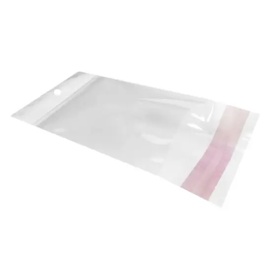 UOFFICE Pack of 1,000 Clear Resealable Cellophane Bags, 2.4" x 5.1" image {8}