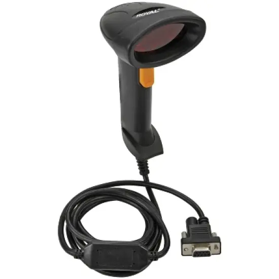 Royal&reg; PS700-LSR Handheld Barcode Laser Scanner in Black image {2}