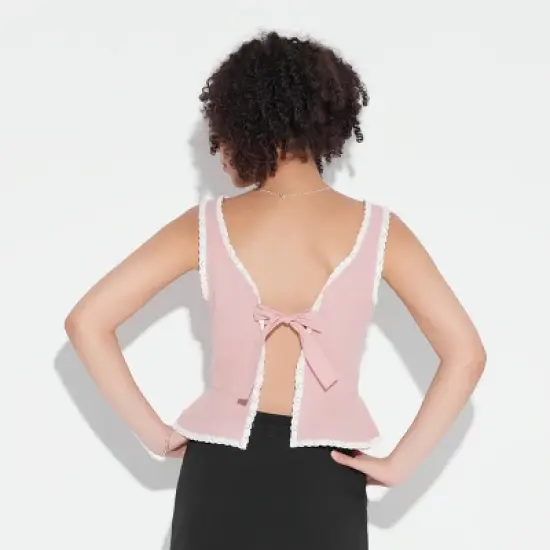 Women's Game Day Tie Back Peplum Top - Wild Fable&trade; image {1}