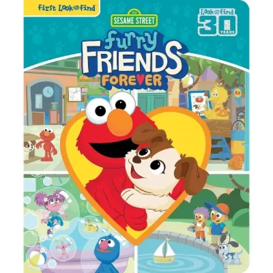 Sesame Street: Furry Friends Forever First Look and Find - by  Pi Kids (Board Book) image {1}