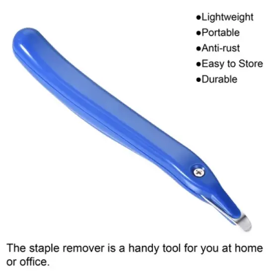 Unique Bargains Office Home Desktop Magnetic Staple Remover Multicolor Pack of 4 image {4}