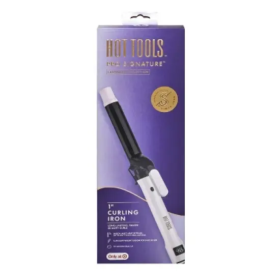 Hot Tools Pro Signature Collection Hair Curling Iron - 1" image {4}