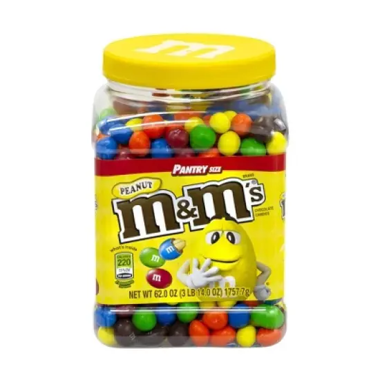 M&M'S Milk Chocolate Peanut Candies Jar - 62oz image {4}