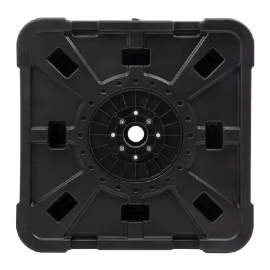 150lbs Heavy Duty Sand/Water Fillable Patio Offset Cantilever Umbrella Weighted Base Black - Crestlive Products image {3}