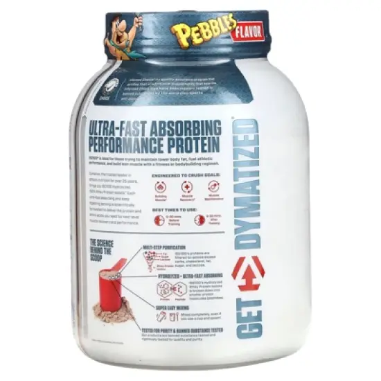 Dymatize ISO100&reg; Hydrolyzed, 100% Whey Protein Isolate, Cocoa Pebbles, 3 lbs (1.37 kg) image {2}