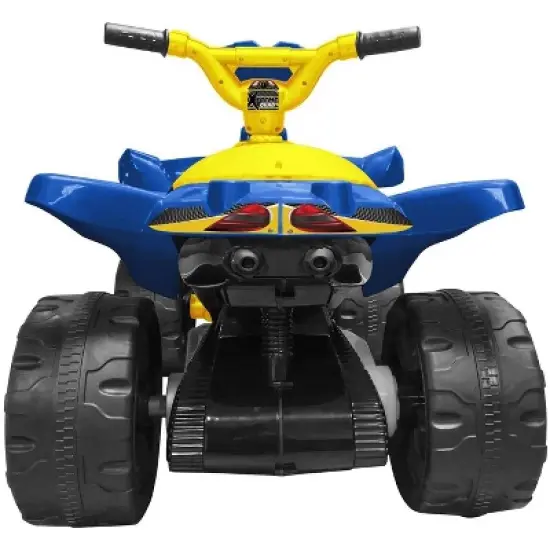 Kid Motorz 6V Xtreme Quad Powered Ride-On - Blue/Yellow image {2}
