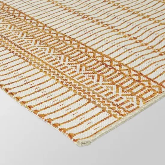 Woven Outdoor Rug Orange - Threshold&trade; image {1}