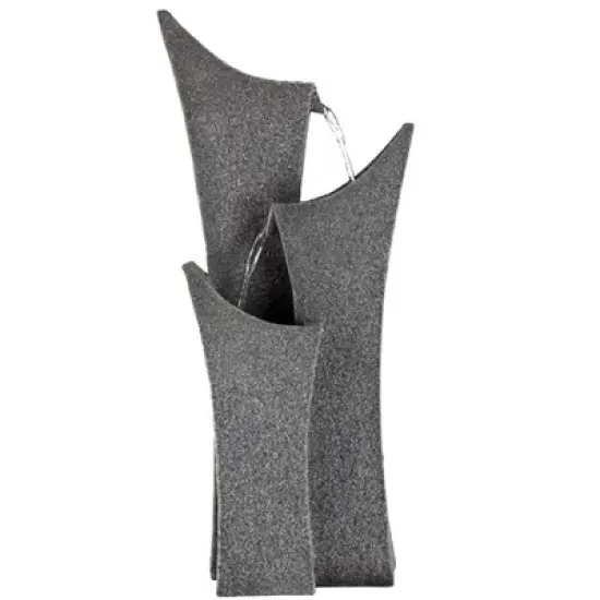 John Timberland Exton Modern Zen Cascading Arched Outdoor Floor Water Fountain 30 3/4" for Yard Garden Patio Home Deck Porch House Exterior Balcony image {3}