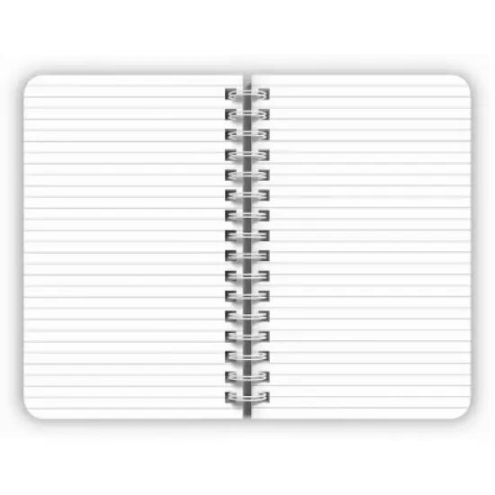 BrownTrout Starburst Compact Wire Journal with Foil Stamped Cover image {2}