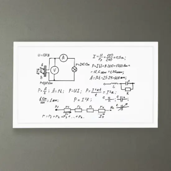 Sunnydaze Magnetic Dry Erase Board for Wall - 36&rdquo; x 24&rdquo; - White image {11}