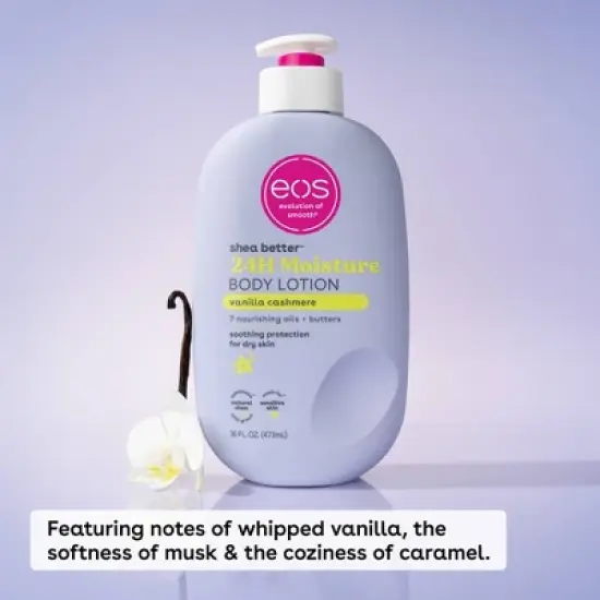 eos Shea Better Moisture Body Lotion - Vanilla Cashmere - 16 fl oz image {2}