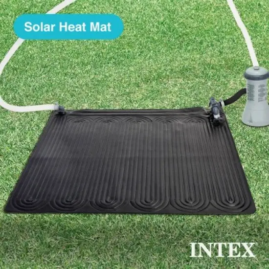 Intex Above Ground Swimming Pool Water Heater Solar Mat 28685E, Black (2 Pack) image {4}