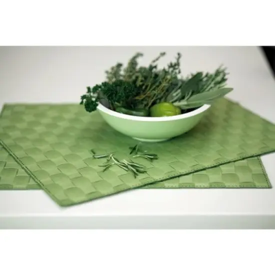 Saleen Premium Woven Placemats - Set of 4,Heat Resistant, Dishwasher Safe, Made in Germany image {1}