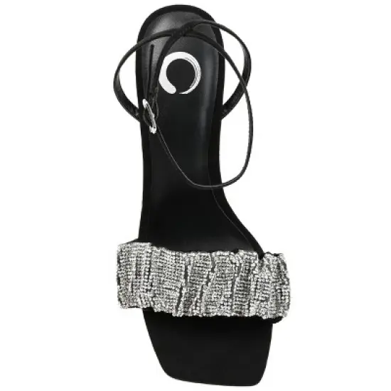 Journee Collection Womens Arlette Tru Comfort Foam Open Toe High Stiletto Pumps image {3}