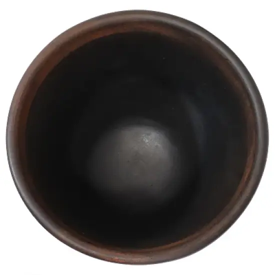 Sunnydaze Indoor/Outdoor Patio, Garden, or Porch Weather-Resistant Double-Walled Charlotte Flower Pot Planter - 16" - Rust Finish image {5}