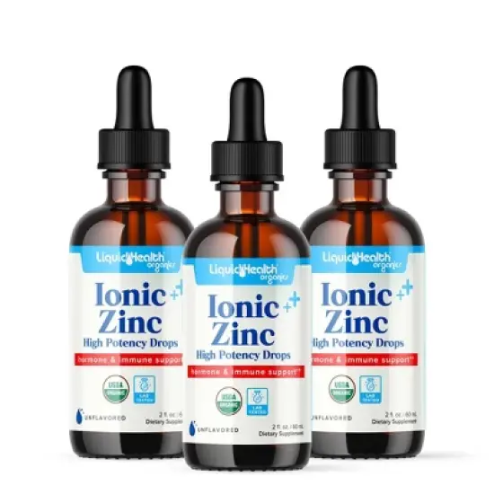 Organic Bariatric Liquid Ionic Zinc High Potency Drops image {3}