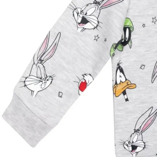 SPACE JAM Looney Tunes Space Jam Sylvester Buggs Bunny Daffy Duck Girls French Terry Sweatshirt Little Kid to Big Kid  image {5}