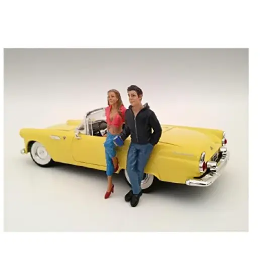 "Hanging Out" 6 piece Figurine Set for 1/18 Scale Models by American Diorama image {2}