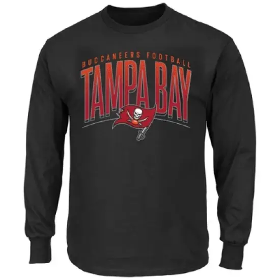 NFL Tampa Bay Buccaneers Men's Big & Tall Long Sleeve Cotton Core T-Shirt image {3}